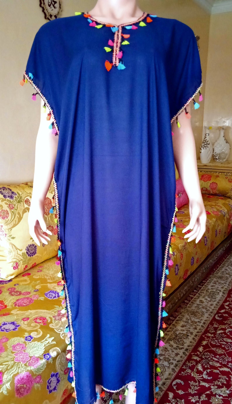 African Kaftan One Size Djellaba Moroccan Kaftan autumn dress Arabian Abaya Dubai Dress