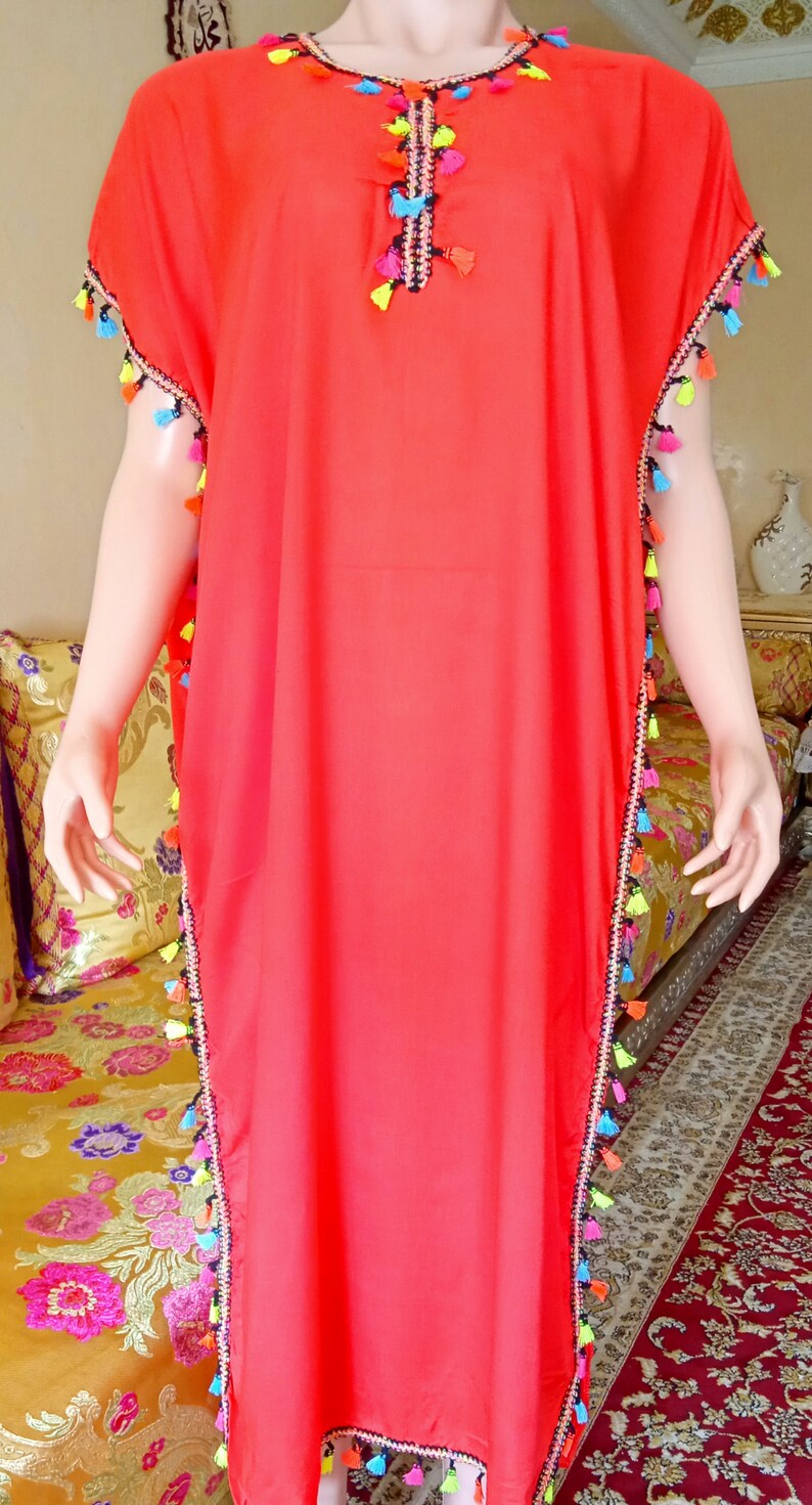 African Kaftan One Size Djellaba Moroccan Kaftan autumn dress Arabian Abaya Dubai Dress
