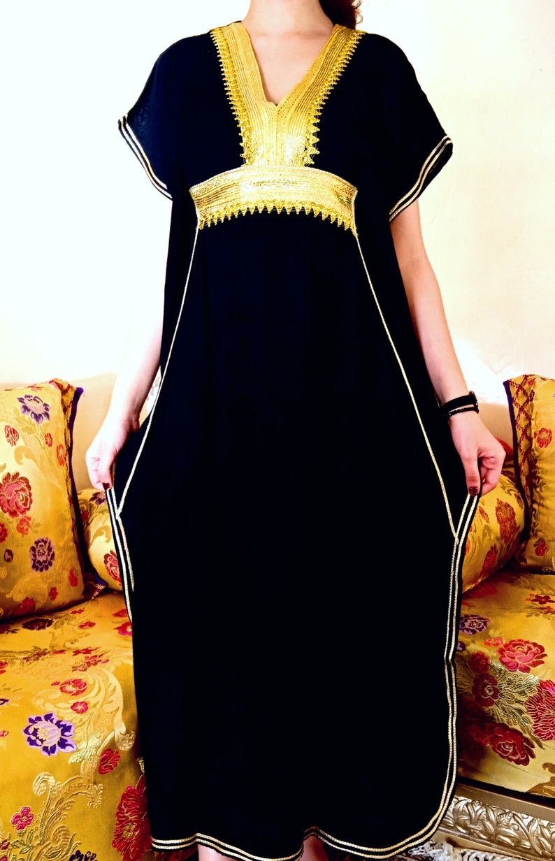 African Kaftan Dubai Dress autumn dress One Size Djellaba Arabian Abaya Moroccan Kaftan