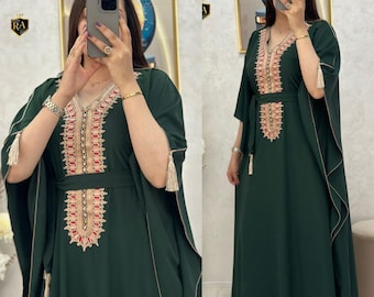 Moroccan Kaftan, African Kaftan, Arabic Abaya , Dubai dress, Kaftan Luxury, Djellaba, Jebba, Gandoura