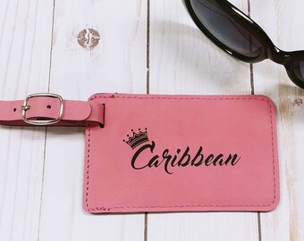 Caribbean Queen Luggage Tag