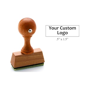 Small Rectangular Logo Stamp