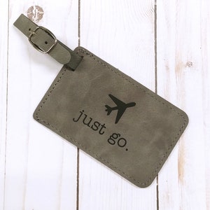 Just Go Luggage Tag