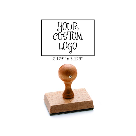 Extra Large Custom Stamp for Rectangle Logos