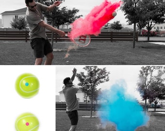 TENNISBALL | Gender Reveal Ideen Tennis Reveal | Schwangerschaftsankündigung Powder Tennisball