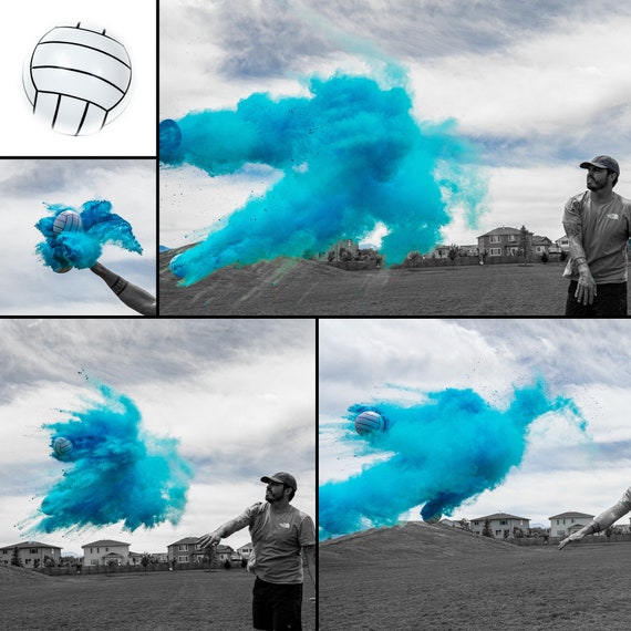 Extra Large Gender Reveal Volleyball Powder Filled for - Etsy