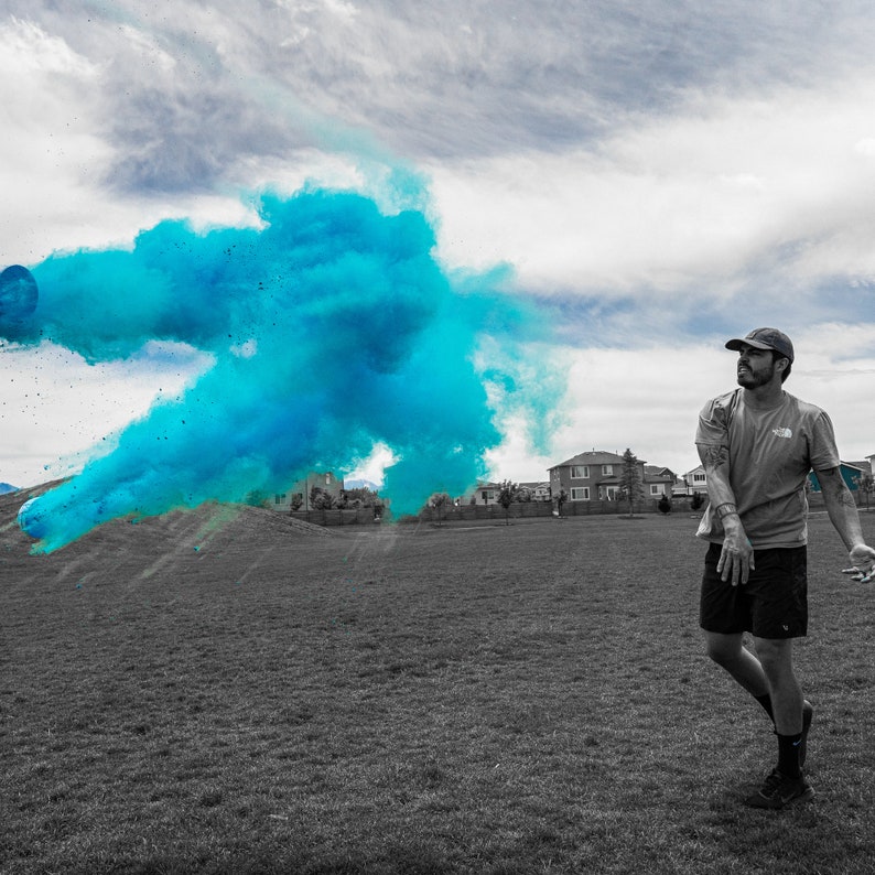 Powder VOLLEYBALL Gender Reveal Volleyball Exploding Etsy