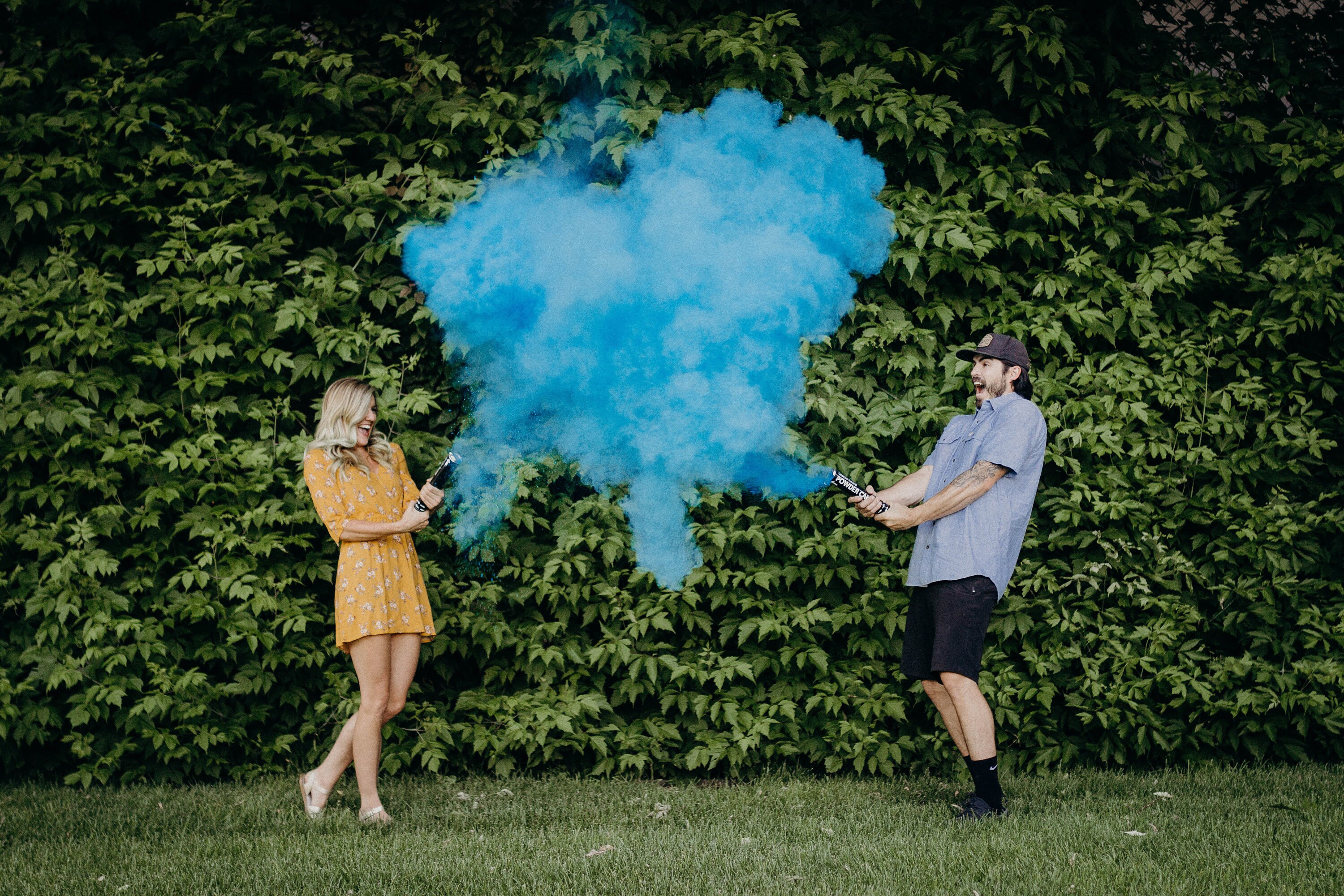 Powder Cannon Gender Reveal Pink, Blue, Random Confetti Cannons Confe…