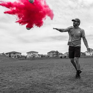 Pelota de voleibol para revelar el género / Relleno de polvo para un MAYOR efecto imagen 2