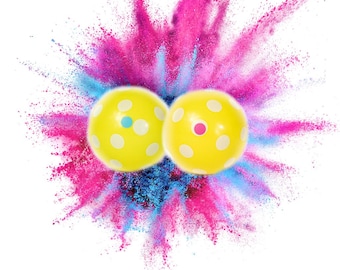 Gender Reveal Pickleball – Bright Holi Powder, Biodegradable