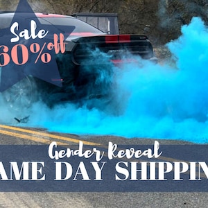 1 LB und 3 LB Premium Burnout Gender enthüllen einfaches schwarzes Reifenpaket in Pink Blau Orange Grün Gelb Weiß für Auto-LKW- oder Motorrad-Burnouts