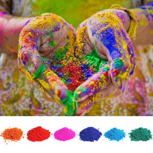 25lb Premium Holi Color Powder – Non-Toxic, Biodegradable for Festivals, Runs & Gender Reveals