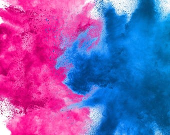 Gender Reveal Color Powder – 1 lb Pink & 1 lb Blue, Non-Toxic Cornstarch for Gender Reveal Parties, Safe and Vibrant - 1 lb only available