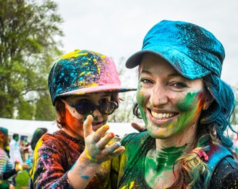 100g individual packets of Holi Color Powder Multi Color Premium, Holi Powder, Color Powder Run, Party Powder