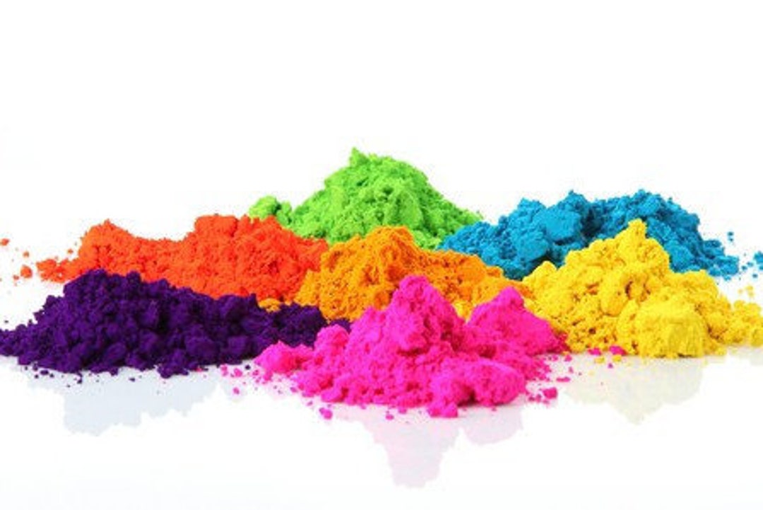  35 paquetes de polvo Holi Color Chalk de 1.76 onzas cada uno.  Colores surtidos perfectos para fiestas de Holi Color, carreras divertidas,  recaudación de fondos, revelación de género, sesión de fotos, 