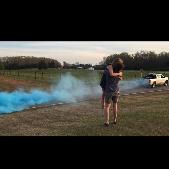Burnout Gender Reveal | Poof There It Is Blue / 3 lb