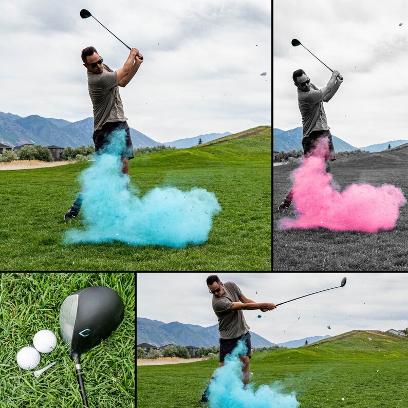 Gender Reveal Golf Ball Gender Reveal Golf Balls With Tee Etsy