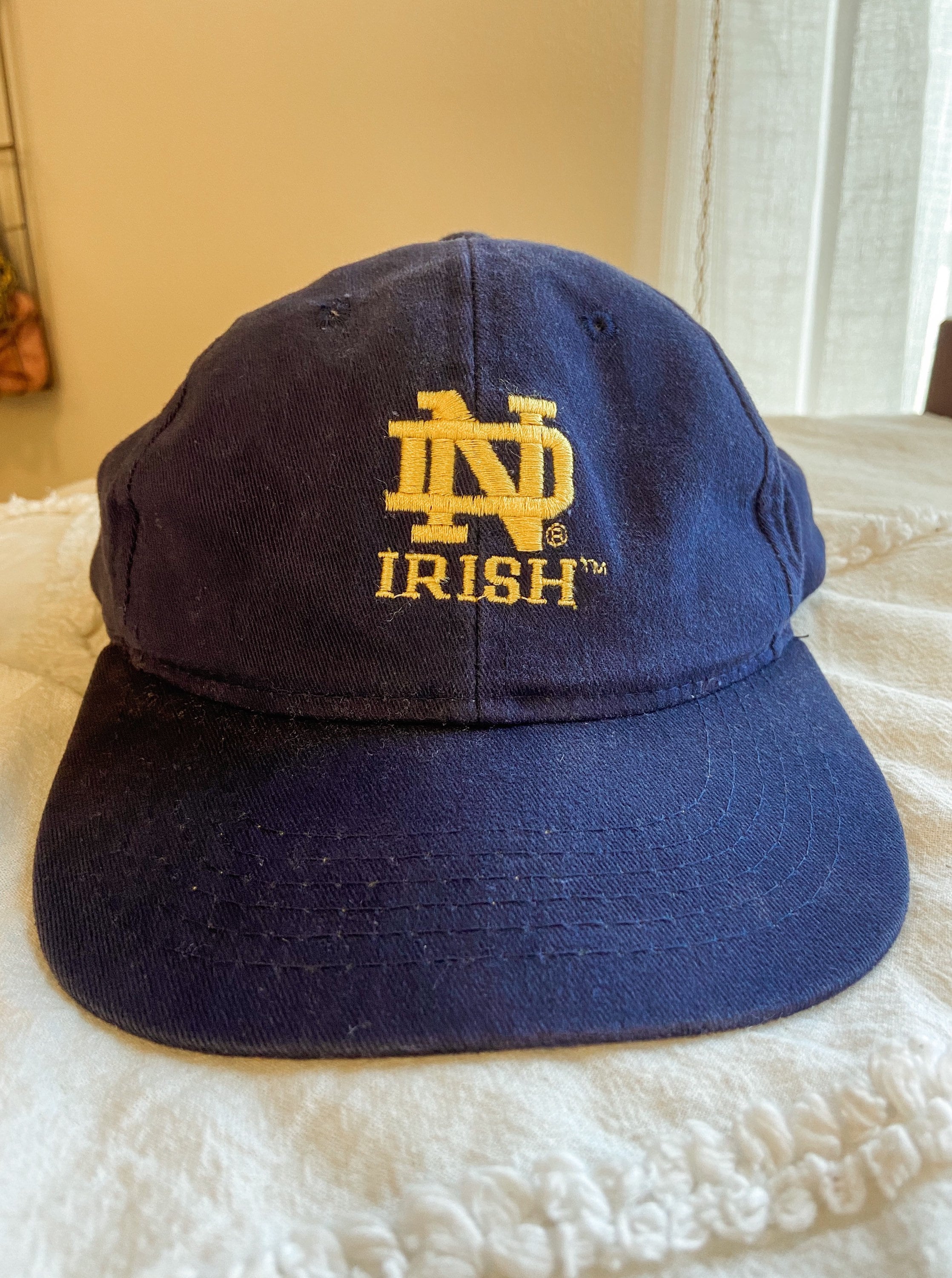 Vintage 90s Notre Dame Hat Baseball Cap | Etsy