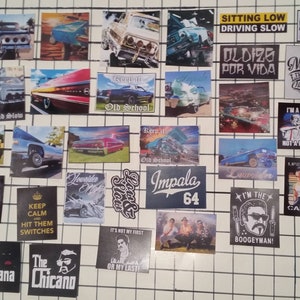 30 Set of Lowrider stickers