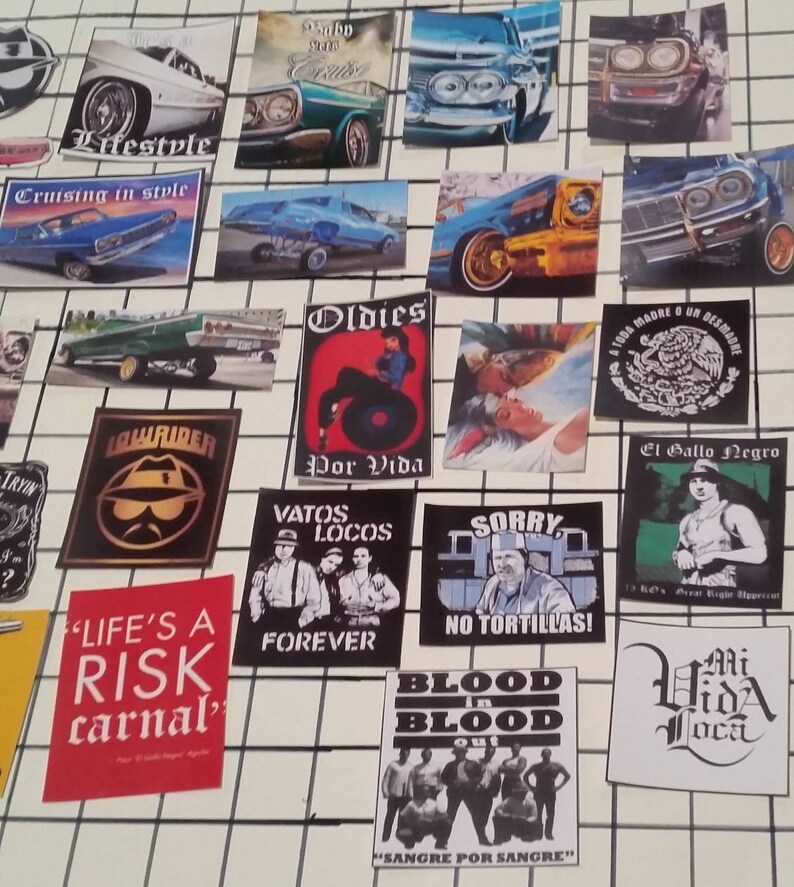 30 Set of Lowrider Stickers - Etsy
