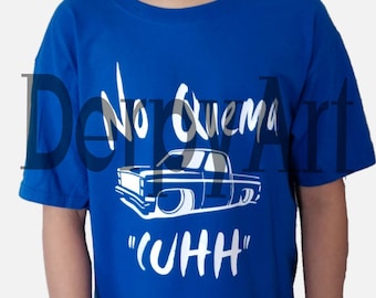 Youth Trokiando/ Takuache T-shirts "no quema cuhh"