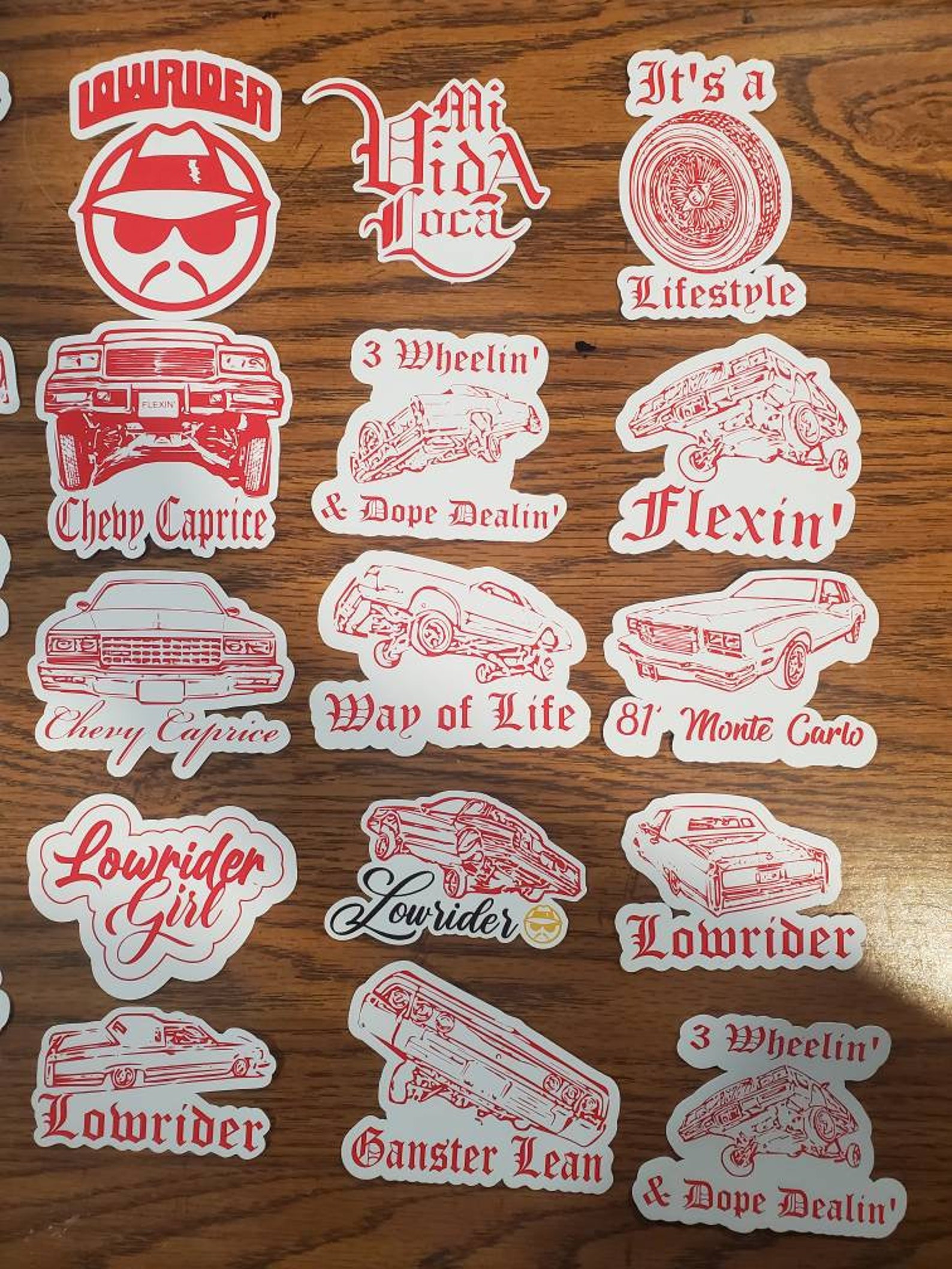 30 Lowrider Stickers - Etsy