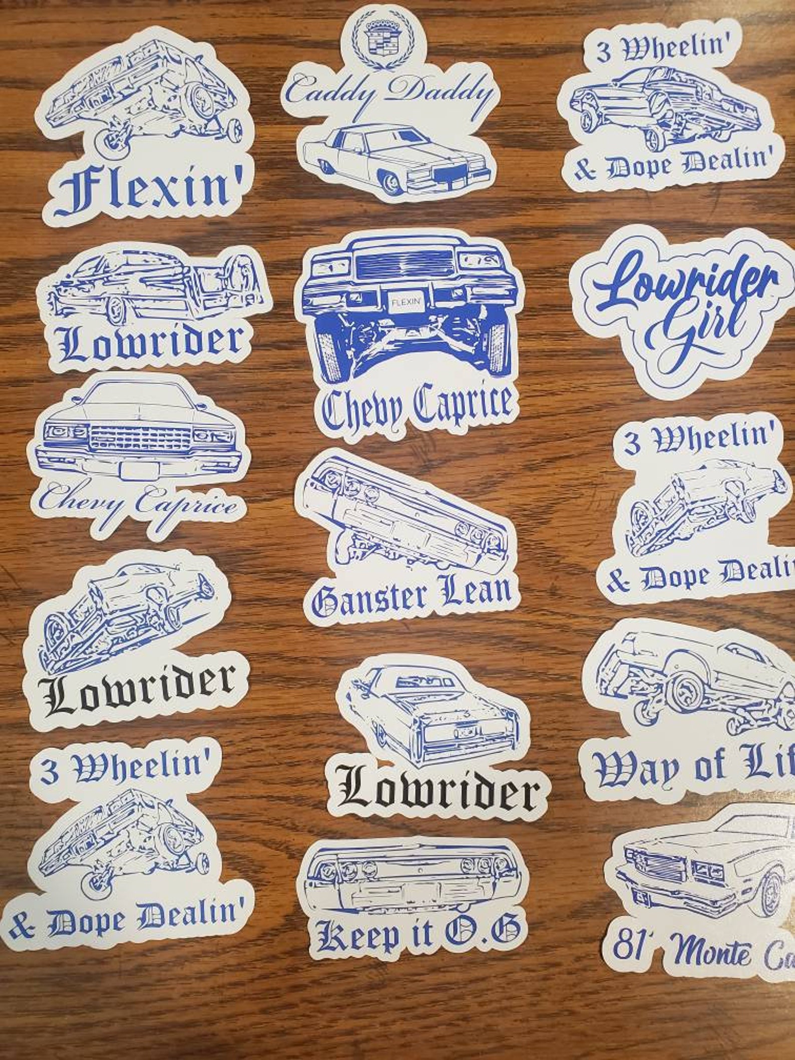 Low Rider Sticker Image 30 Lowrider Stickers - Etsy