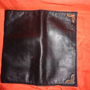 BagVintageblackClutchLeather image 2