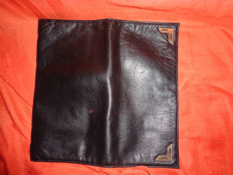 BagVintageblackClutchLeather image 2