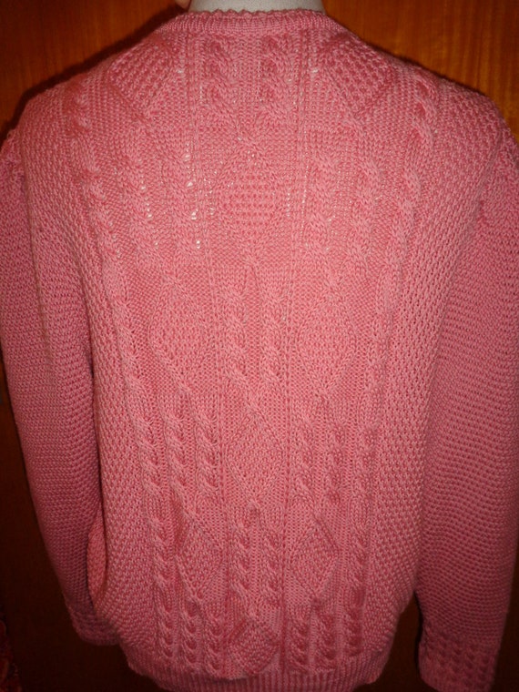 Cardigan*Vintage*pink*Trachten*Bavaria*wolle*42* - image 5