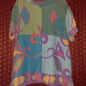 BlouseVintagePasteloversized46L image 1