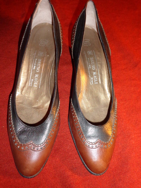 Schuhe*Vintage*Leder*40,5*Bruno Magli*braun* - image 1