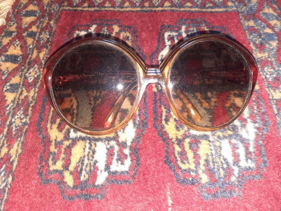 Sunglasses*Vintage*Christian Dior* red*70s*sevent… - image 4