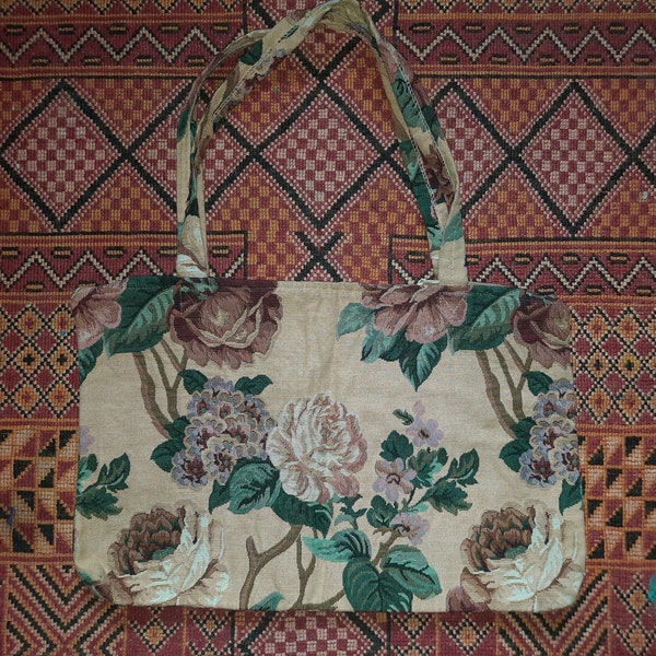 Tasche*Vintage*floral*DinA4*