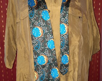 Tie*Vintage*Moschino*Moon*Silk