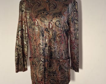 Blazer*Glitter*80s*eighties*L*oversized*