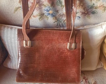 Bag*Vintage*brown*leather*