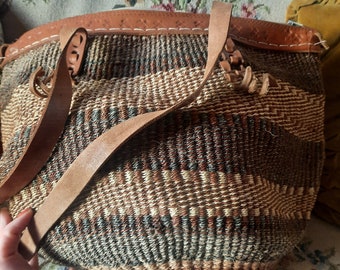 Bag*Vintage*Basket bag*Raft*