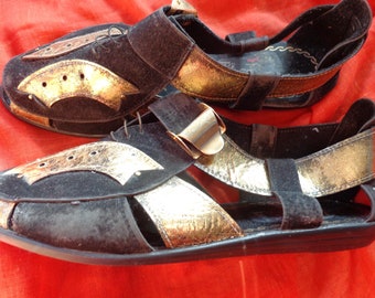 Schuhe*Vintage*80er*Sandalen*