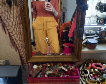 Pants*Vintage*yellow*36*38*90s*nineties*