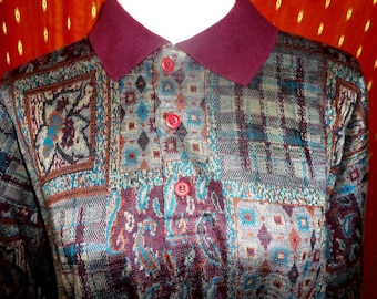 Maglione*Vintage*Pullover*mix di motivi*Crazypattern*M*