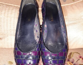 Schuhe*Vintage*geflochten*Ballerinas*39*