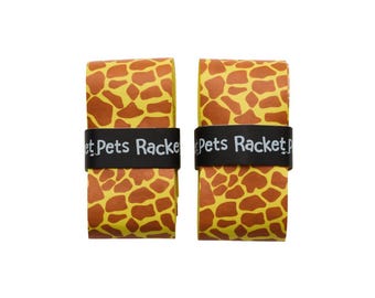 Lot de 2 surgrips pour raquettes de tennis Giraffe : finition sèche