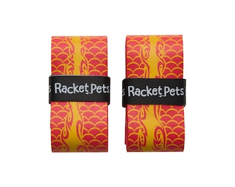 Tennis Racket Overgrip Tape - Dragon Racket Pet - 2 Pack