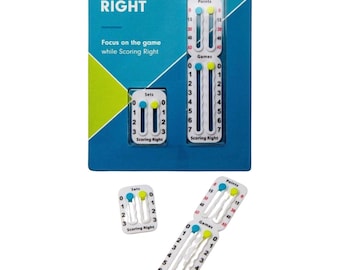 Tennis Score Keeper: Portable Racquet Attachment - 2 Pack