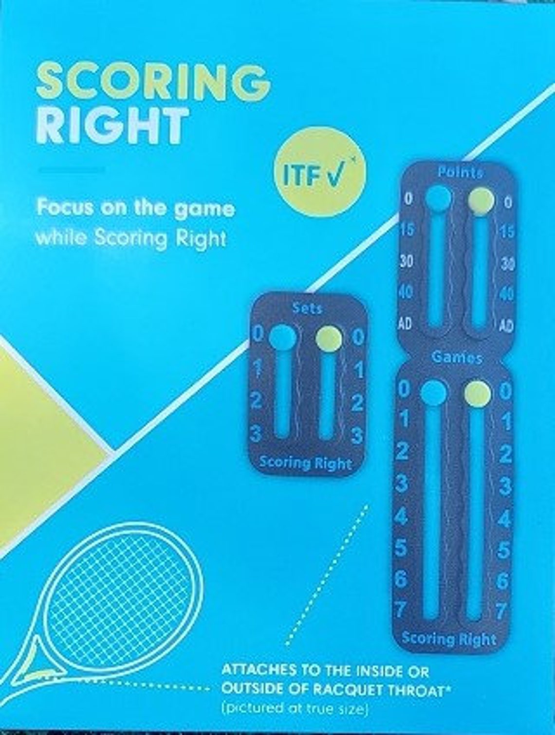 Scoring Right Tennis Score Keeper Tennis Score Board Etsy