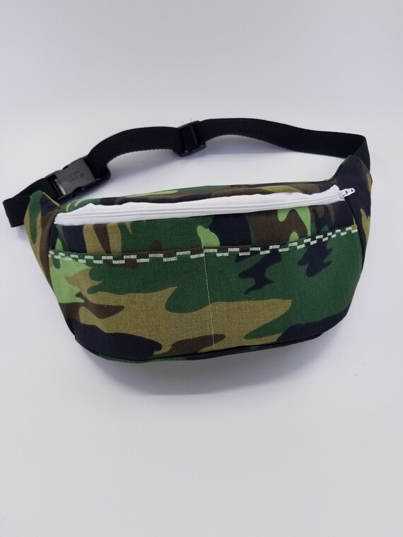 camouflage bum bag