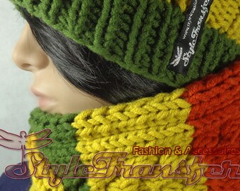 Hat & Scarf Set#013-colored UNISEX