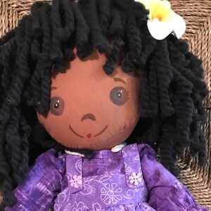 Leilani Hand made cloth doll