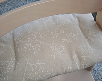 Tripp Trapp Sitzkissen Baumwolle passend für Stokke Hochstuhl Farbe beige